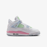 Air Jordan 4 Retro (GS) - White/Soft Pink