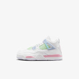 Air Jordan 4 Retro (PS) - White/Soft Pink
