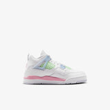 Air Jordan 4 Retro (PS) - White/Soft Pink