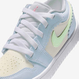 Air Jordan 1 Low Alt SE (PS) - Half Blue/Sail/White/Vapor Green