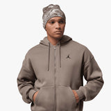 Brooklyn Fleece Men's Oversized Full-Zip Hoodie - Olive Grey/Black