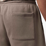 Brooklyn Fleece Oversized Open-Hem Pants - Olive Grey/Black