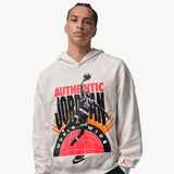 "World Wide" Brooklyn Fleece Hoodie - Grey