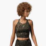 Jordan Sport Women's Dri-Fit Printed Top - Luminous Green