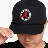 Jordan Flight Club Pro Unstructured Flat-Bill Hat - Black