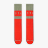 Jordan Cushioned Crew Socks (1 Pair) - Red/Green