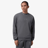 Jordan Paris Saint Germain Hoop Fleece Crew-Neck Sweatshirt - Light Graphite