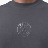 Jordan Paris Saint Germain Hoop Fleece Crew-Neck Sweatshirt - Light Graphite