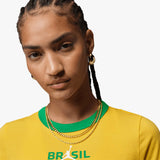 Jordan Women's Graphic Brazil T-Shirt - Varsity Maize