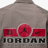 Jordan Brooklyn Lightweight Graphic Shell Jacket - Olive Grey