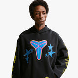 Kobe Fleece Pullover Basketball Hoodie - Black