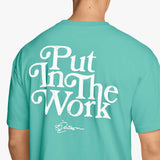 Sabrina "Put In Work" Basketball Tee - Mint