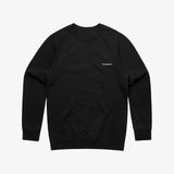 Throwback Icon Crewneck Sweatshirt - Noir