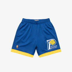 Indiana Pacers 04 05 HWC Swingman Shorts Blue Throwback