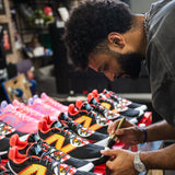 Autographed Jamal Murray Official Game Size TWO WXY v5 & Throwback Trading Card Pack