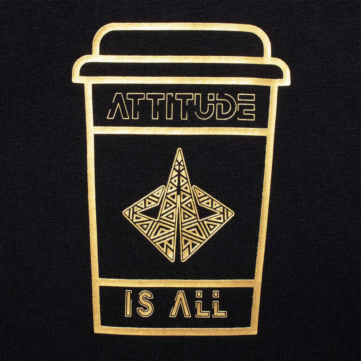 JB &#39;Attitude Is All&#39; T-Shirt - Black