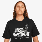 Just Do It' Swoosh T-Shirt - Black