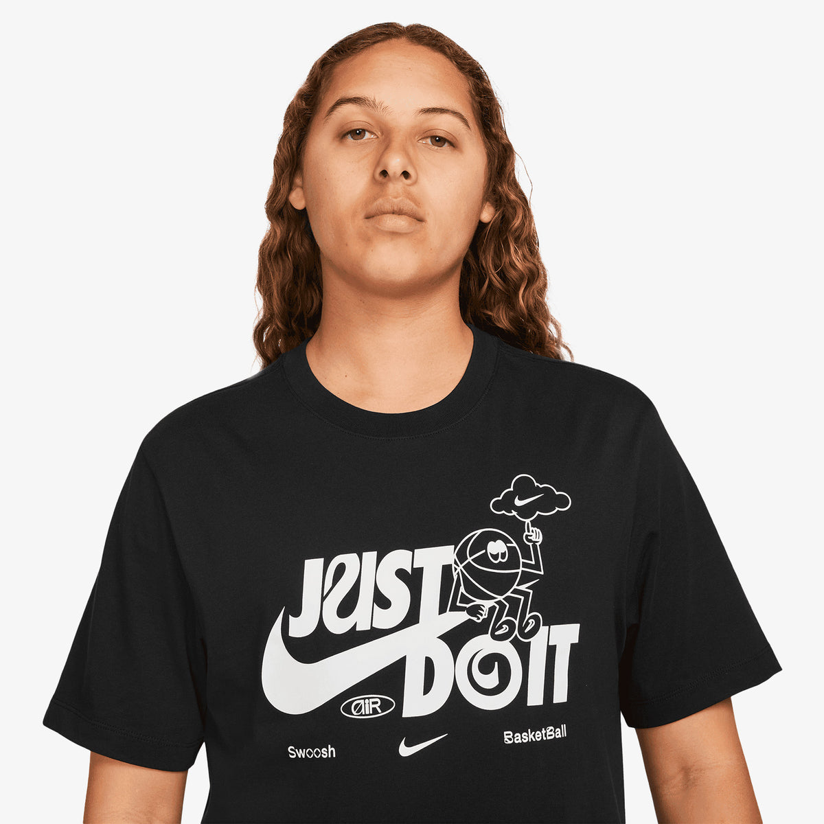 Just Do It&#39; Swoosh T-Shirt - Black