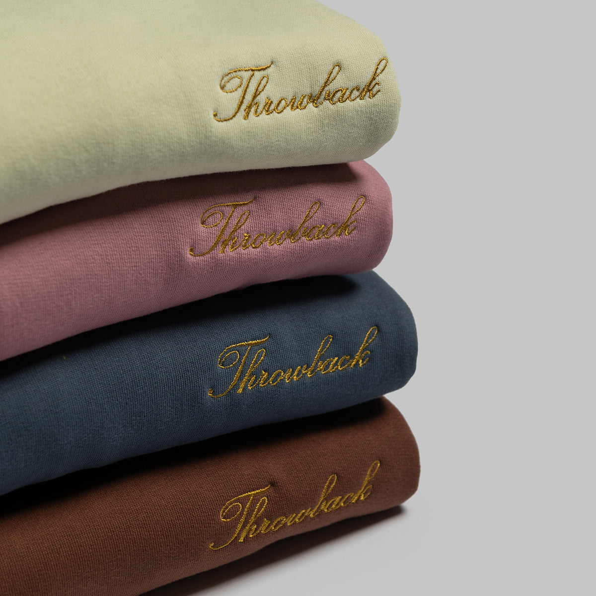 Winter Script &#39;23 Oversized Crew - Washed Coffee
