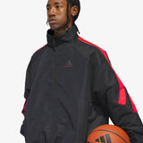 Basketball Track Jacket - Black