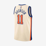 Jalen Brunson 2025/26 City Edition Swingman Jersey - Cream