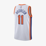 Jalen Brunson New York Knicks 2024/25 City Edition Swingman Jersey - White