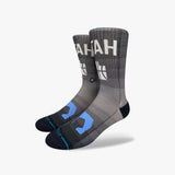 Utah Jazz City Edition NBA Crew Socks - Grey