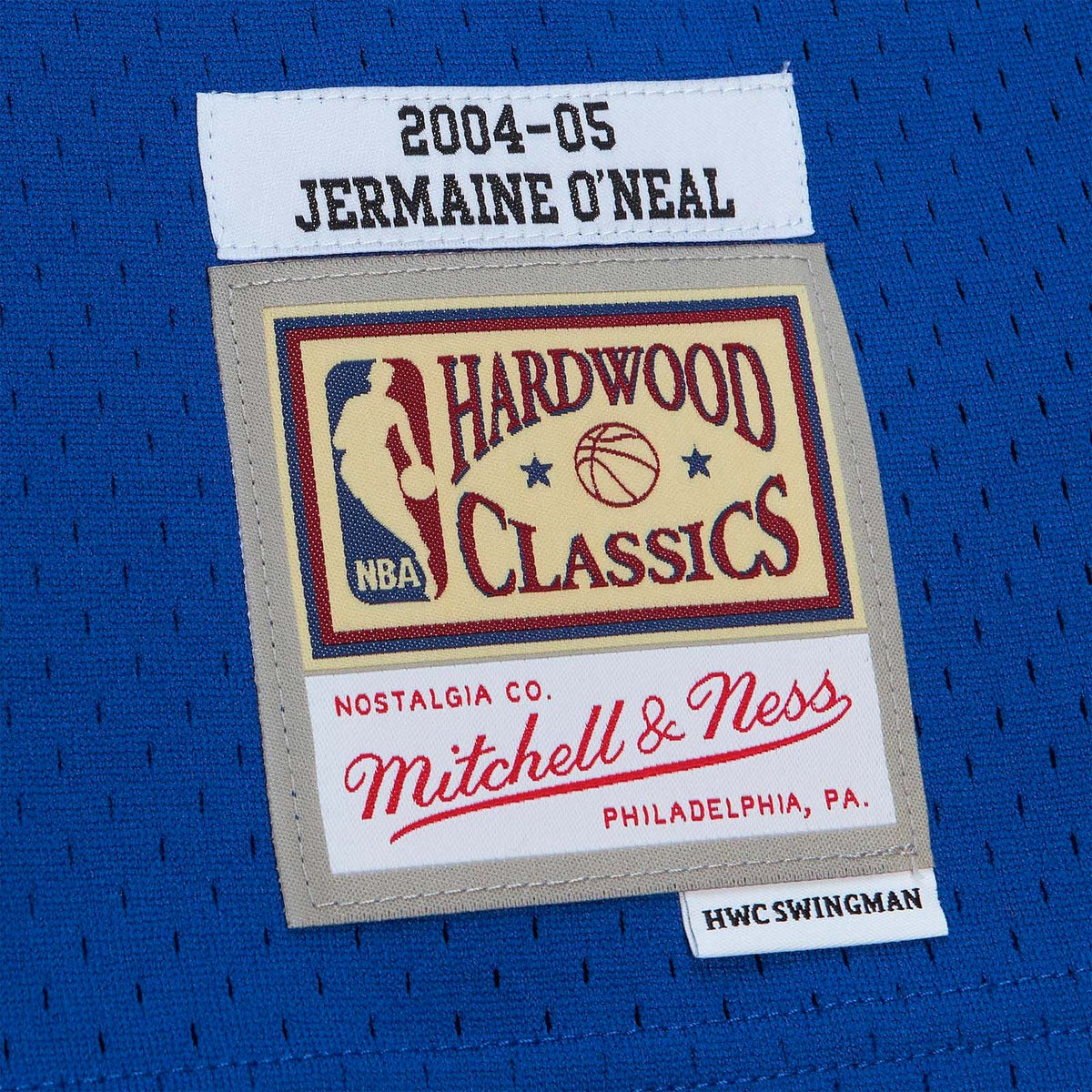 Jermaine O&#39;Neal Indiana Pacers 04-05 HWC Swingman Jersey - Blue