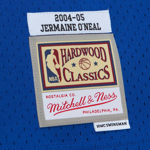 Men's Mitchell & Ness Jermaine O'Neal Navy Indiana Pacers Hardwood Classics  Swingman Jersey 