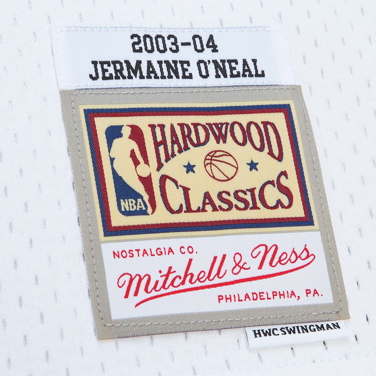 Jermaine O&#39;Neal Indiana Pacers 04-05 HWC Swingman Jersey - White