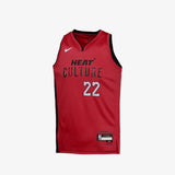 Jimmy Butler Miami Heat 2024/25 City Edition Youth Swingman Jersey - University Red