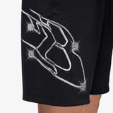 Sport Graphic Dri-FIT Mesh Shorts - Black/White