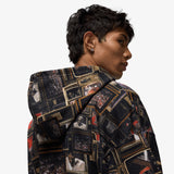 Brooklyn AOP TV Hoodie - Black