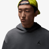 Brooklyn Fleece Oversized Hoodie - Iron Grey/Black