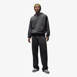 Brooklyn Fleece Oversized Hoodie - Iron Grey/Black