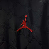 Brooklyn Printed Draft Jacket - Black/Gym Red