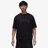 Flight Boxy Wordmark T-Shirt - Black