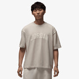 Flight Boxy Wordmark T-Shirt - Orewood Brown/Sail
