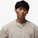 Flight Boxy Wordmark T-Shirt - Orewood Brown/Sail