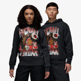 Flight Graphic Fleece Hoodie - Off Noir