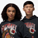 Flight Graphic Fleece Hoodie - Off Noir
