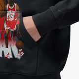 Flight Graphic Fleece Hoodie - Off Noir
