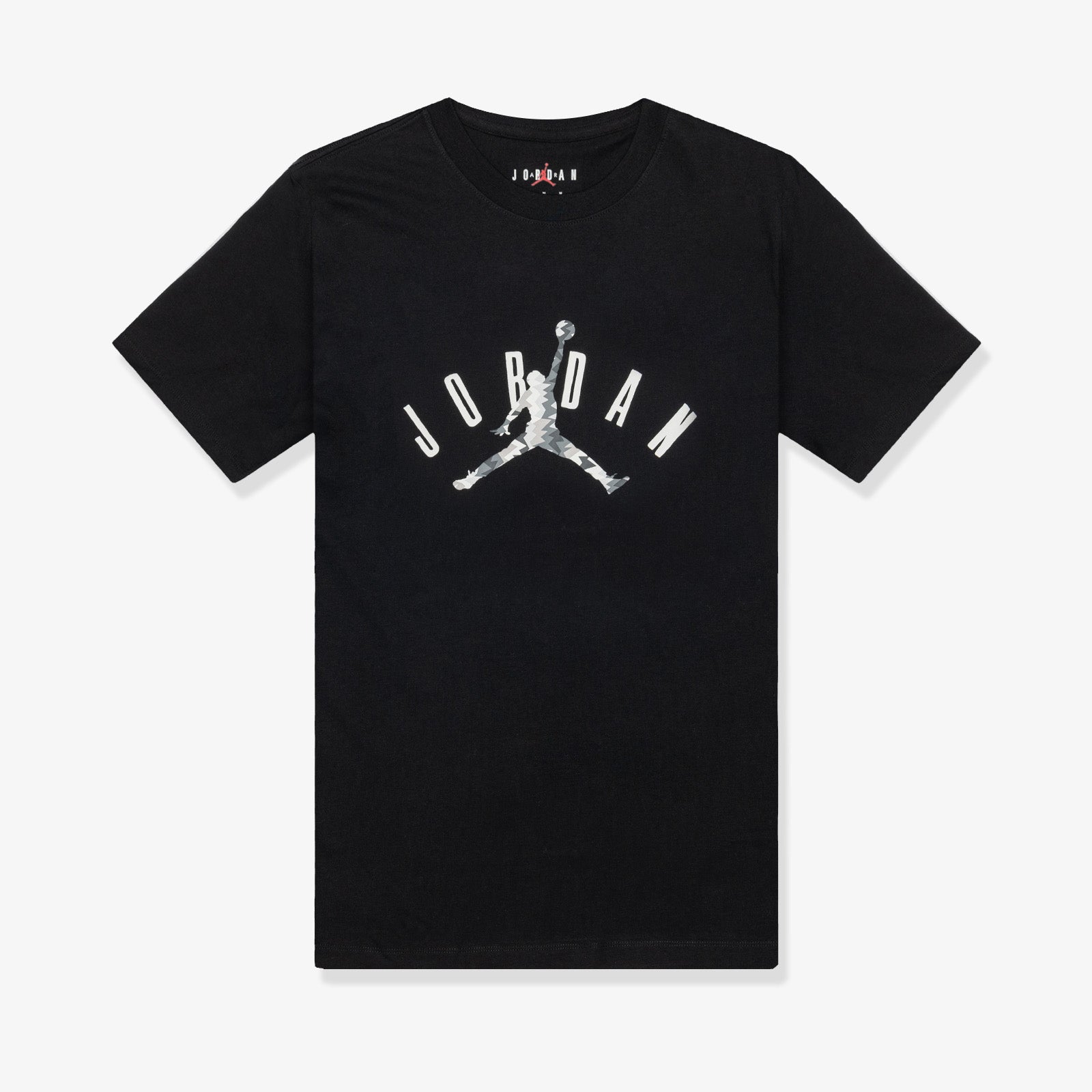 Jordan Flight MVP Arched Wordmark T Shirt Black Throwback