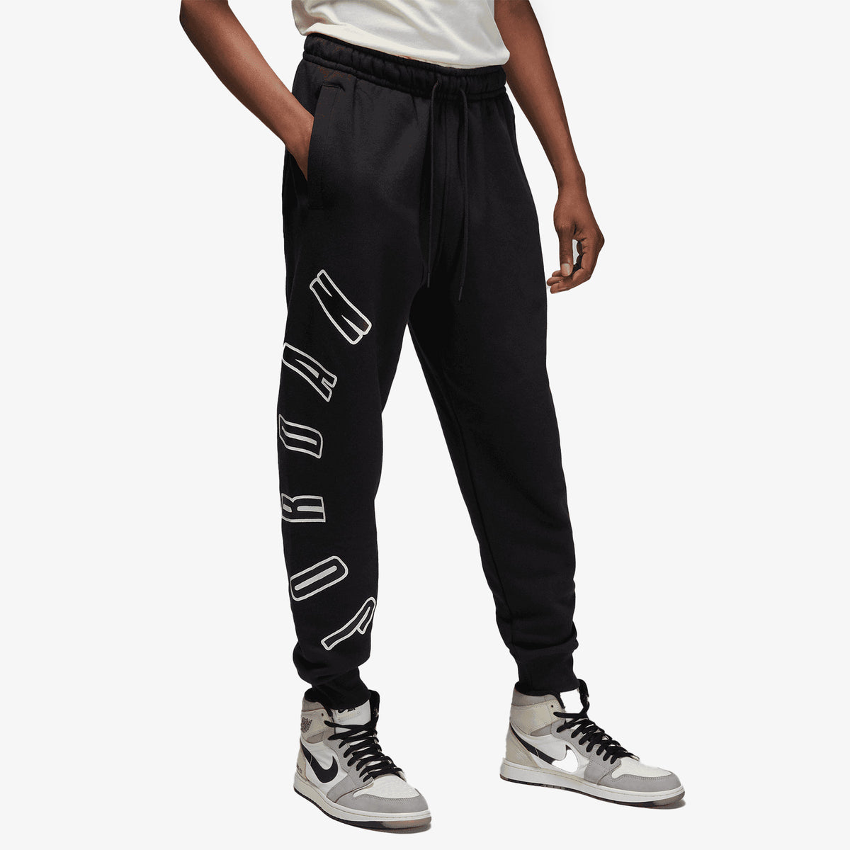Jordan Flight MVP Wordmark Fleece Pants - Black