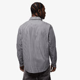 Flight Oxford Button Up Shirt - Obsidian/White