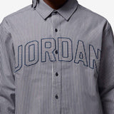 Flight Oxford Button Up Shirt - Obsidian/White