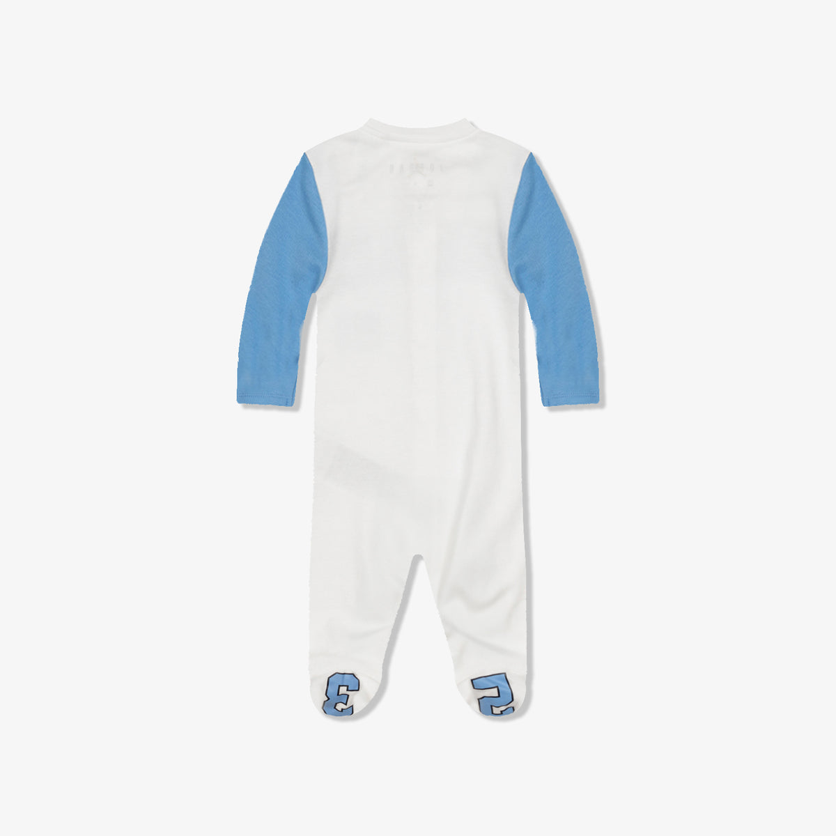 Jordan Footed Infant Coveralls - White