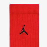 Jumpman Everyday Max Crew Socks (3 Pairs) - Red/Black/White