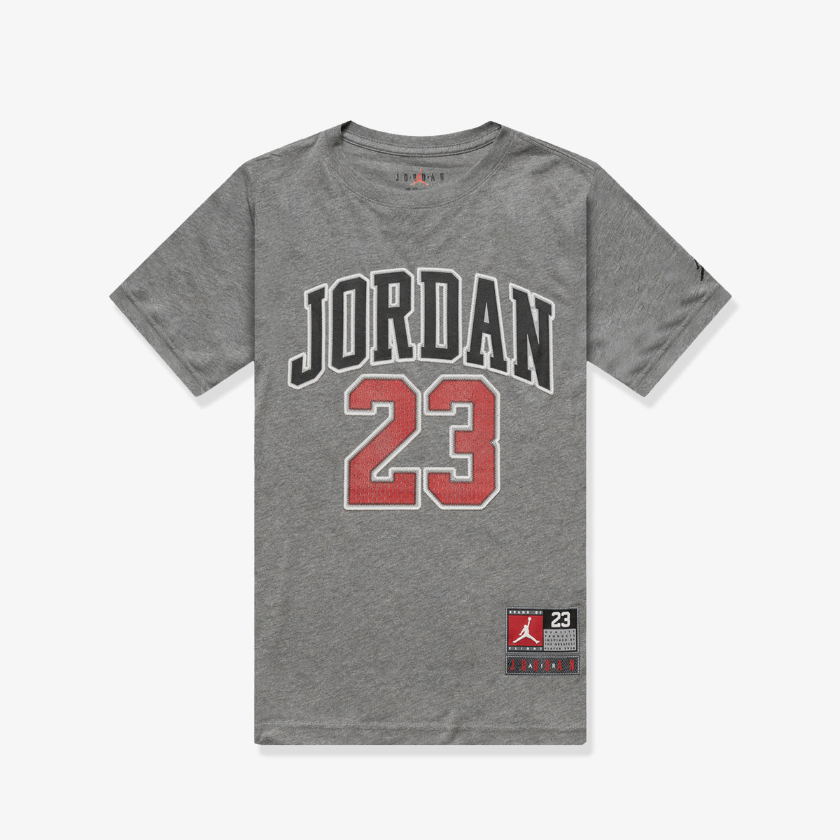 Jordan Jumpman Flight Practice Youth T Shirt Grey Throwback