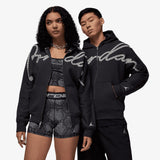 Jumpman MVP Script Full-Zip Fleece Hoodie - Off Noir